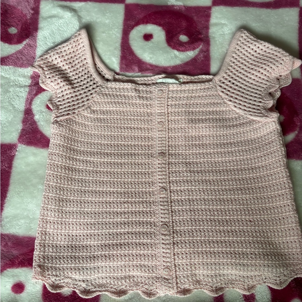 Full Tilt Blush Knit Blouse